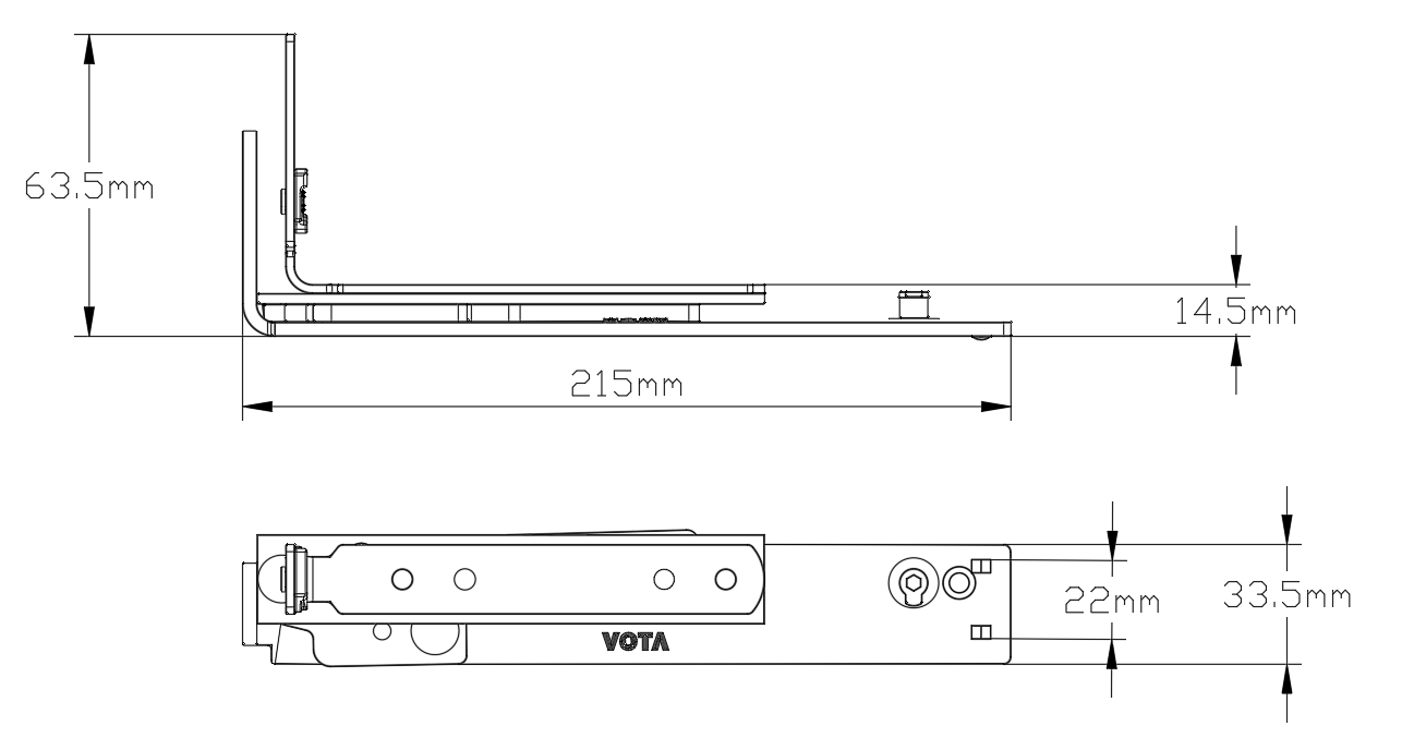 【沃特牌】VT-330A承重型可调尼阻窗撑 【沃特牌】VT-330A承重型可调尼阻窗撑