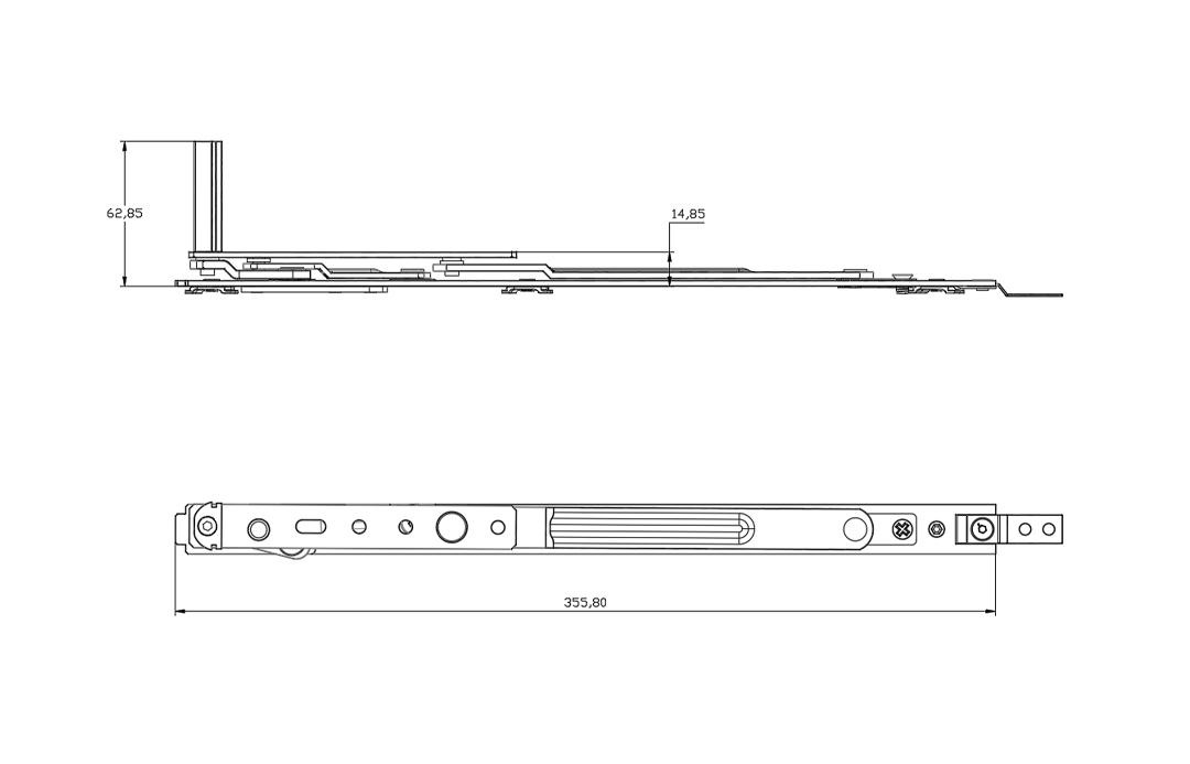 【沃特牌】VT-339A-13.5承重型可调窗撑 【沃特牌】VT-339A-13.5承重型可调窗撑